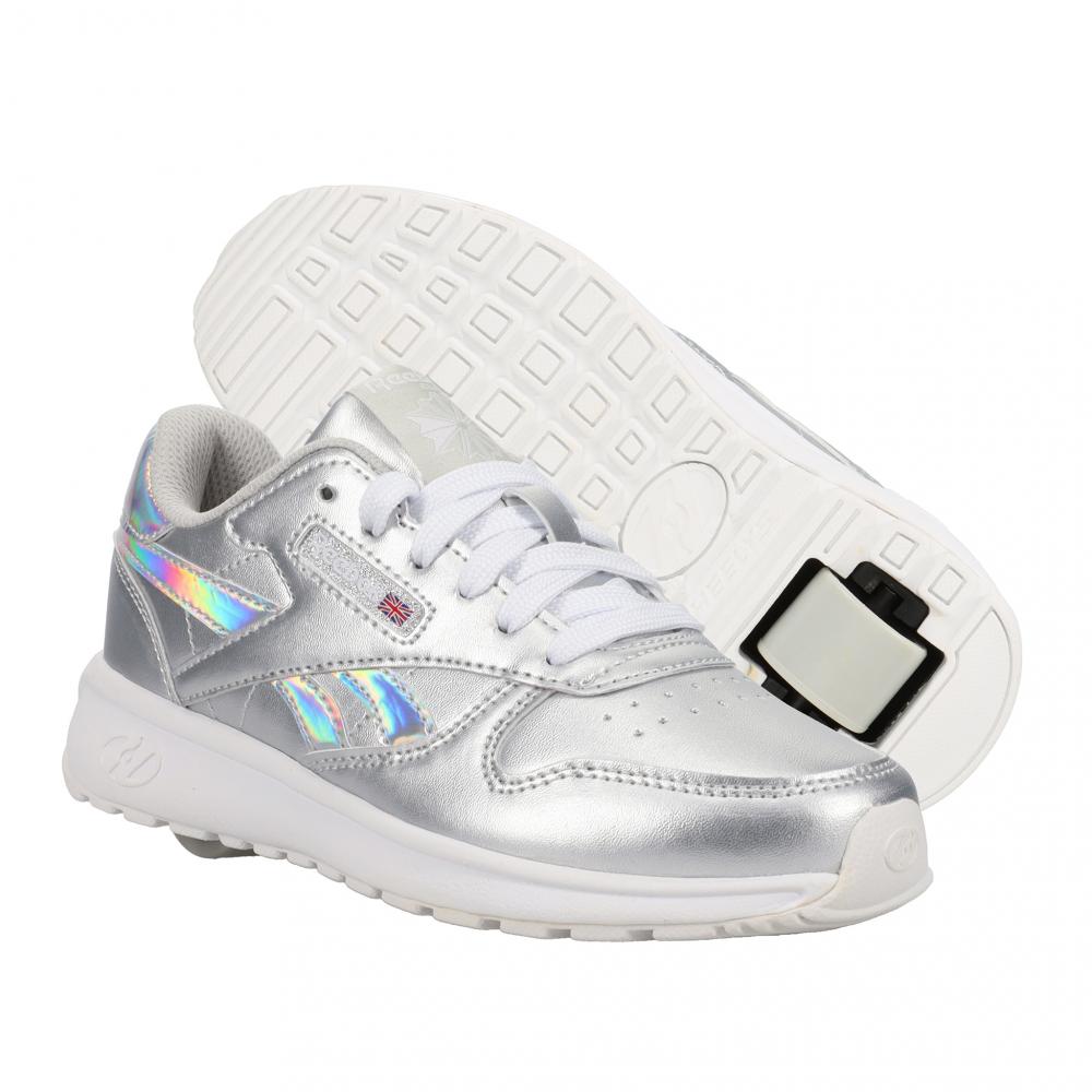Heelys X Reebok Classic Leather silver/white