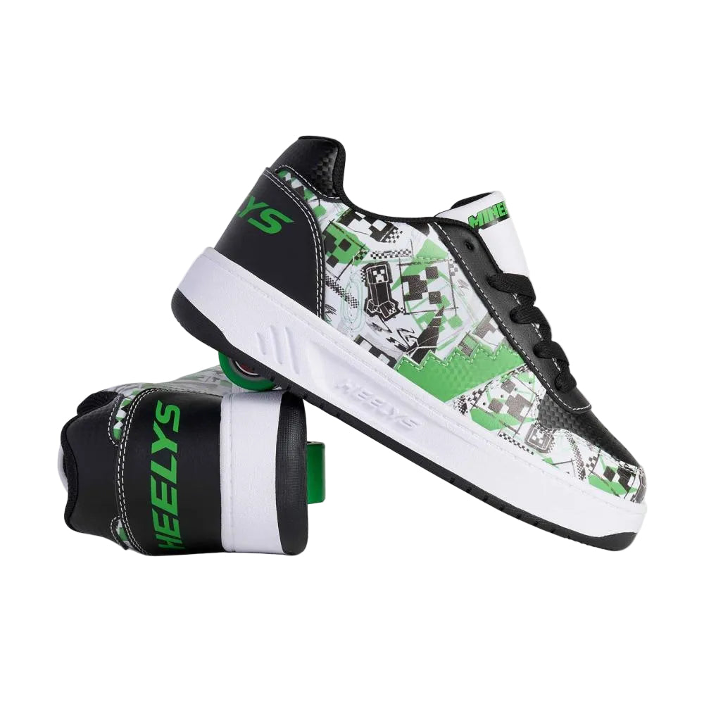 Heelys X Minecraft Kama white/black/green