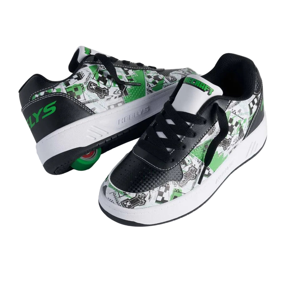 Heelys X Minecraft Kama white/black/green